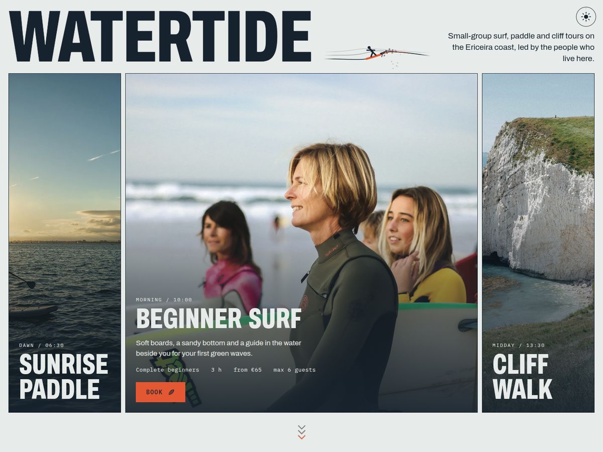 WaterTide demo website